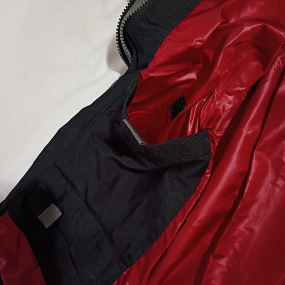 Lands' End 3-in-1 Women's s (6/8) Winter Jacket (Squall?) Hidden Hood Black - Picture 10 of 16